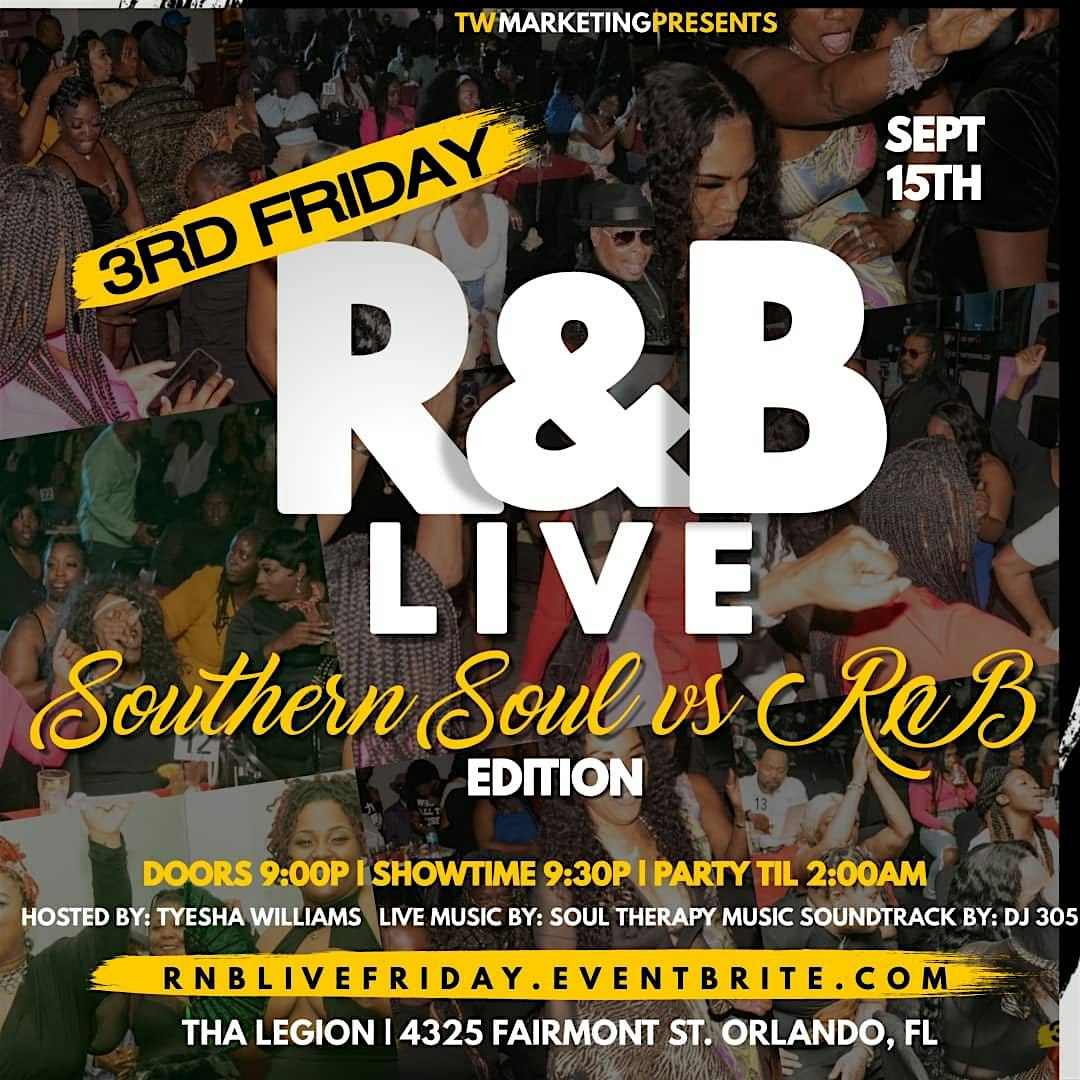 3rd Friday RnB LIVE – Orlando, FL