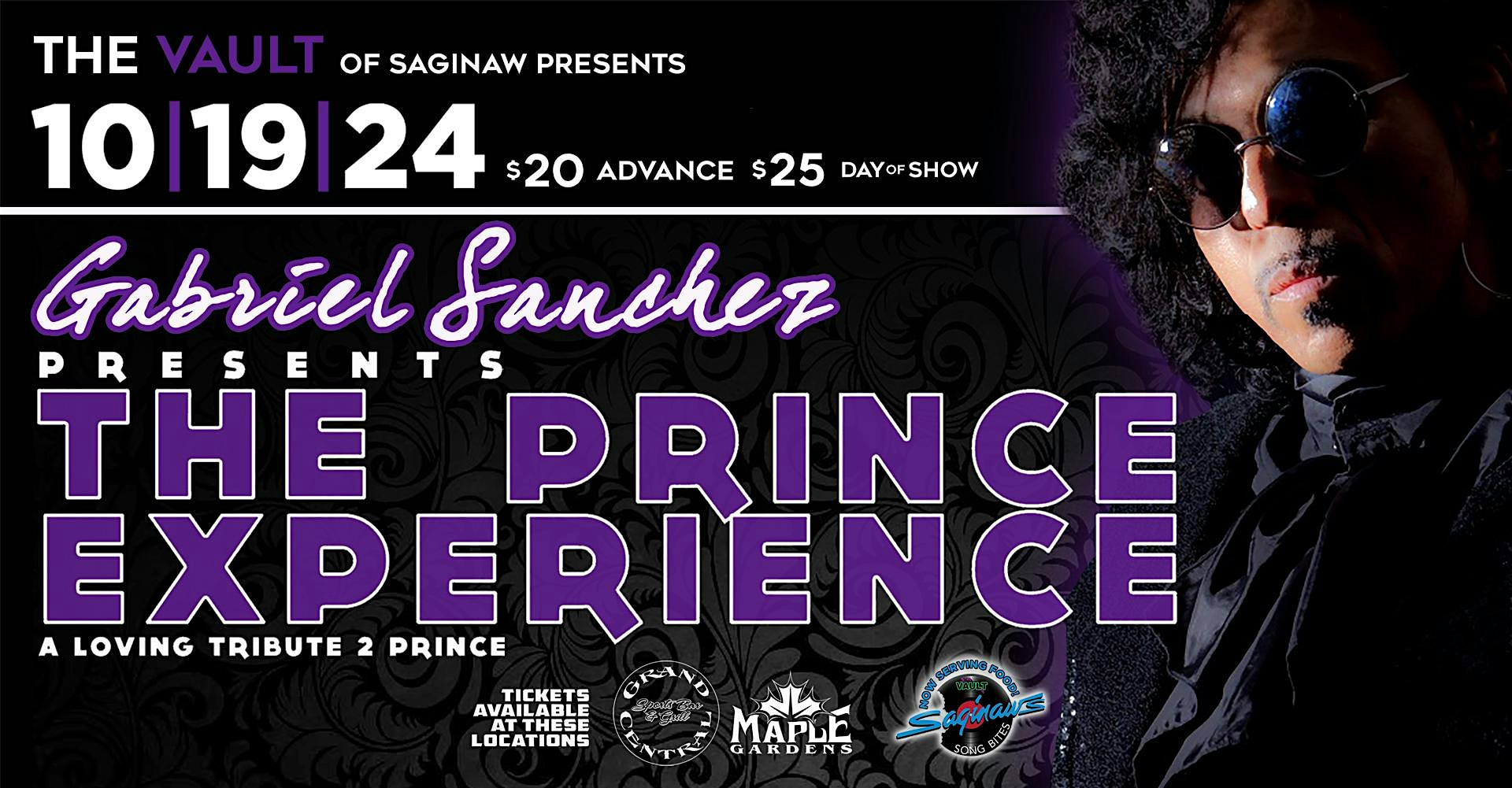 Gabriel Sanchez Presents “THE PRINCE EXPERIENCE” – Saginaw, MI