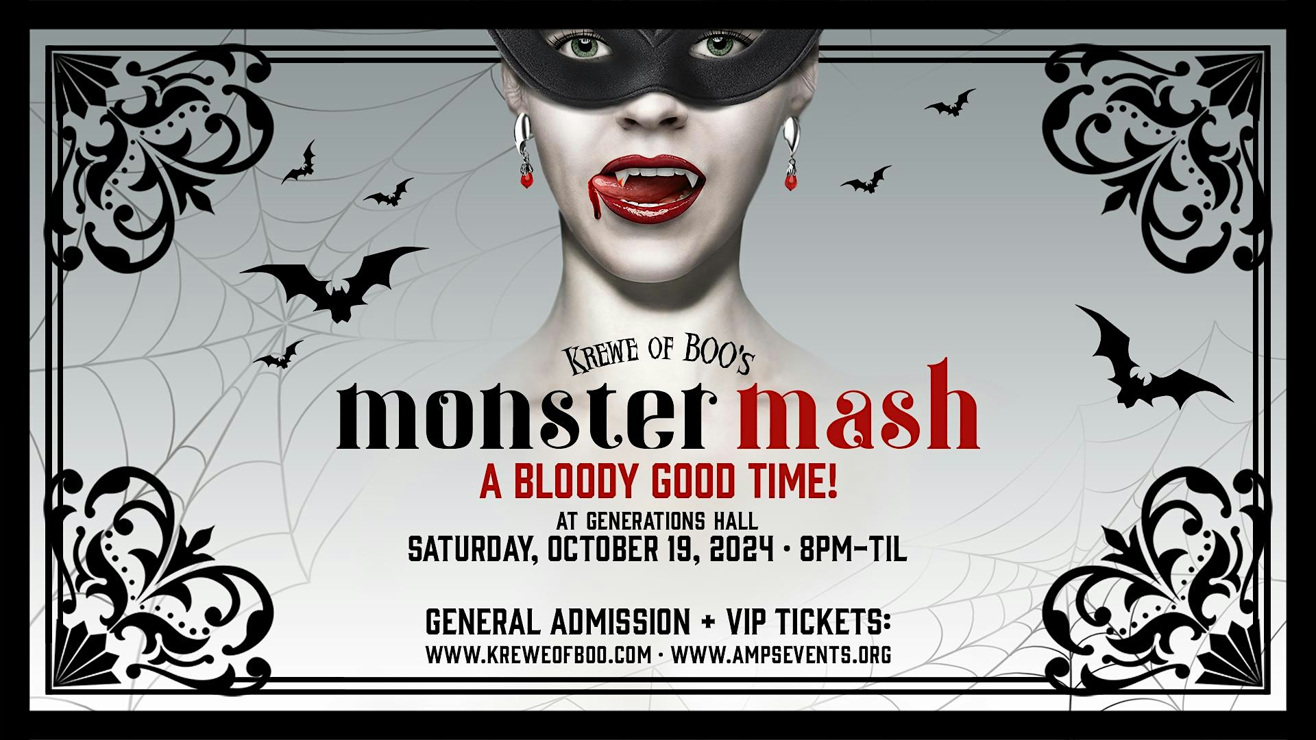 Krewe of Boo! presents MONSTER MASH 2024 (Official Parade After-Party) – New Orleans, LA