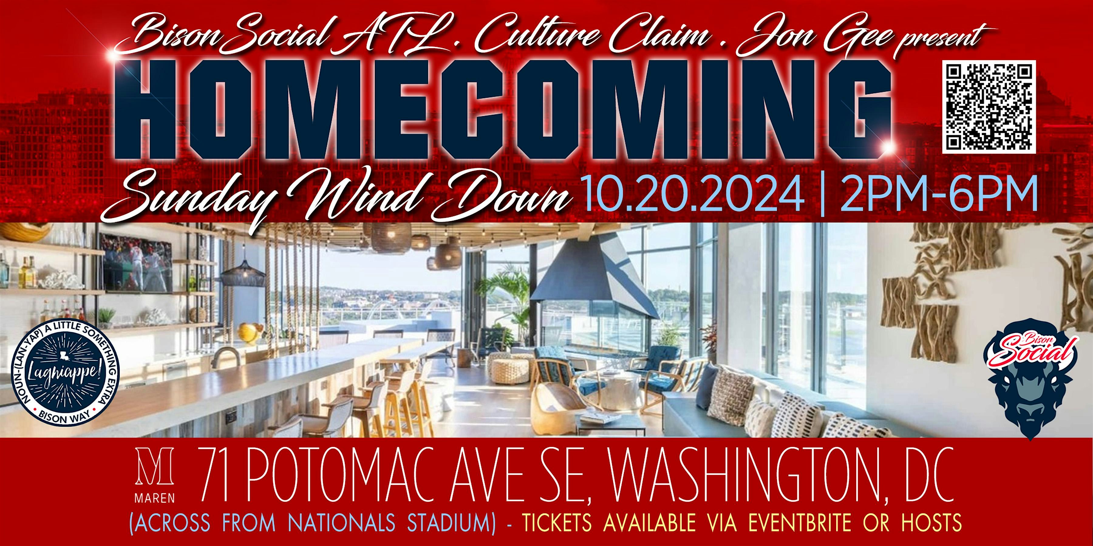 Sunday Wind Down “Centennial HU Homecoming 2024” Edition – Washington, DC