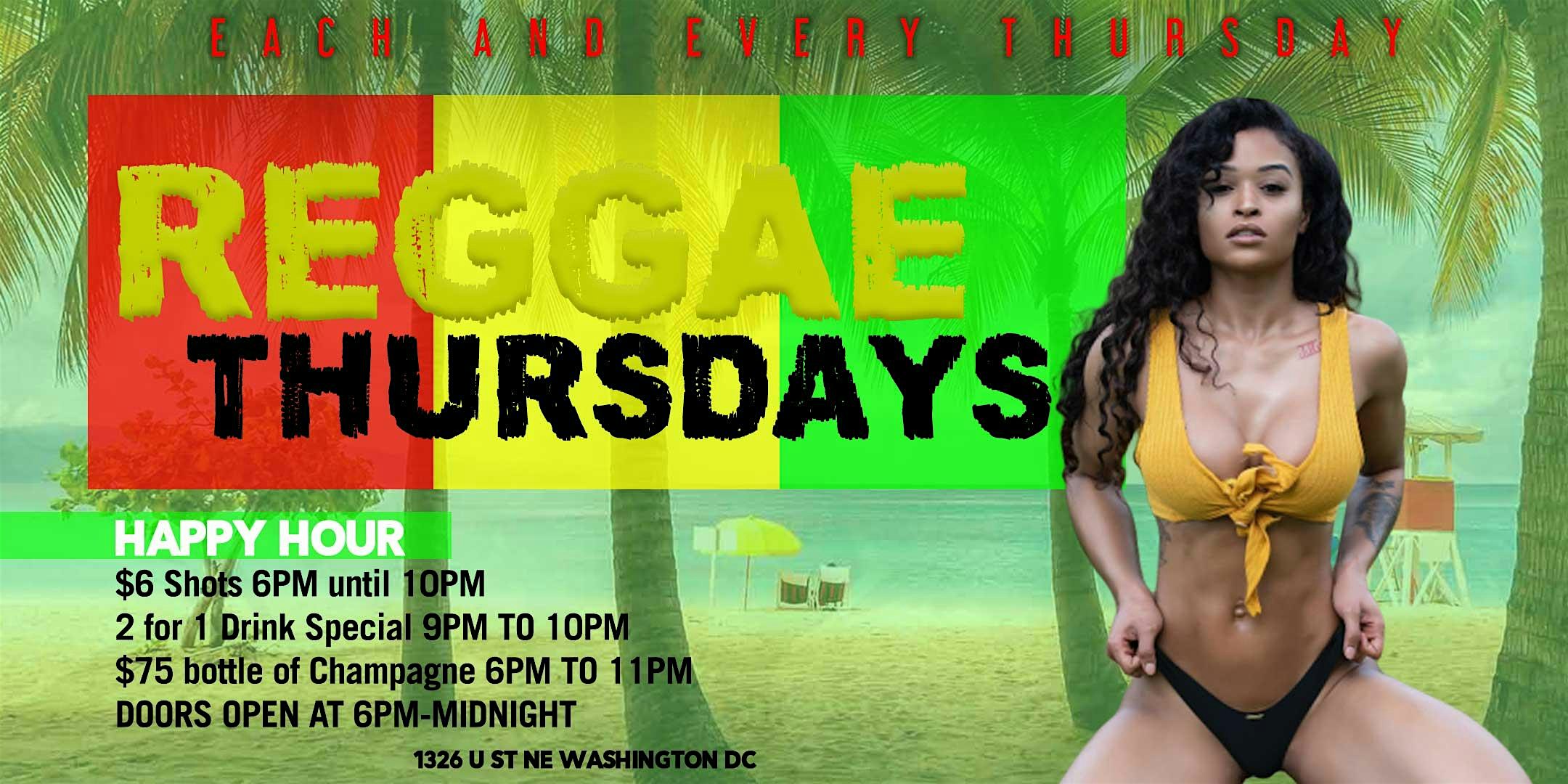 Reggae Thursdays @ Pure Lounge | 2 for 1 Drink Special – Washington, DC