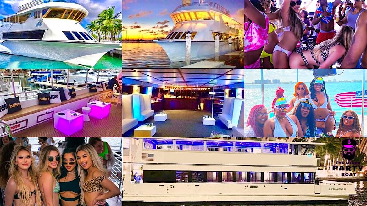 LIT HIP-HOP PARTY BOAT PACKAGES + Twerking Contest + Open Bar – Miami, FL