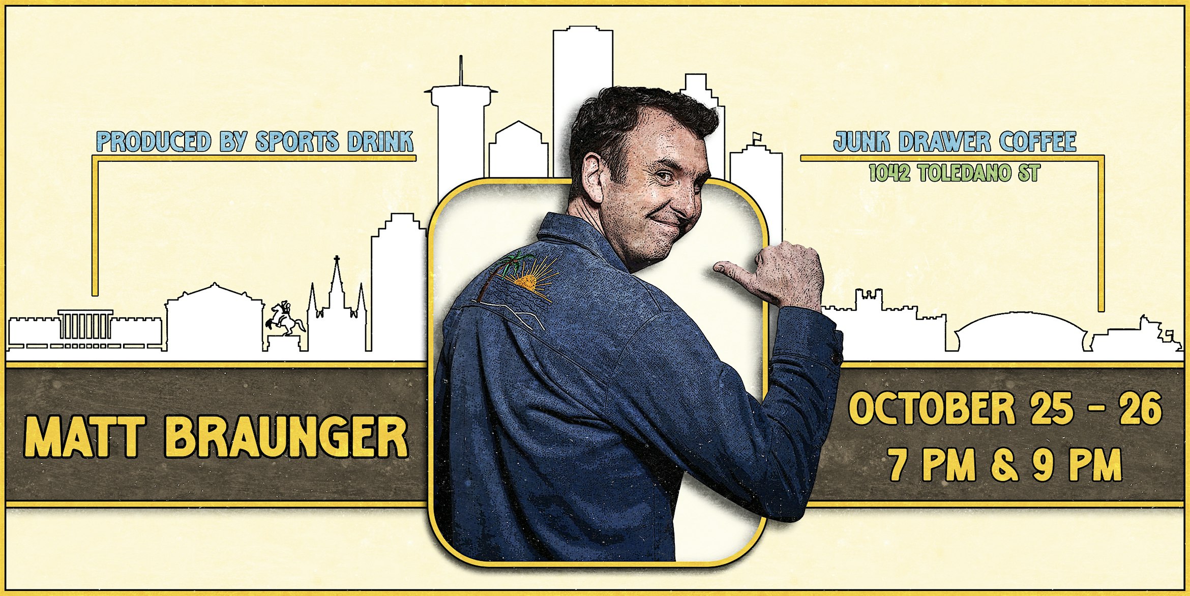 Matt Braunger at SPORTS DRINK (Friday – 9:00pm Show) – New Orleans, LA