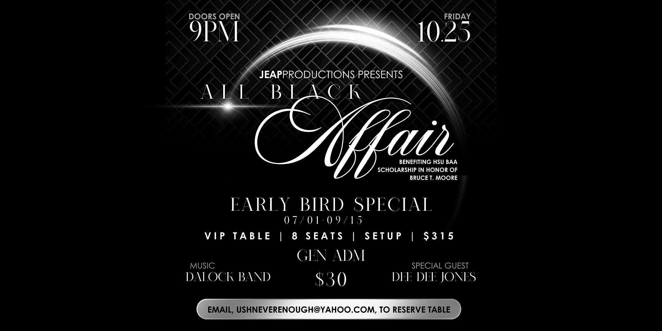 All Black Affair – HSU Homecoming – Arkadelphia, AR