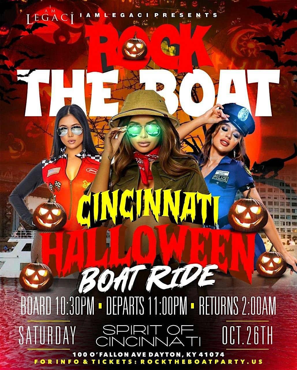 ROCK THE BOAT CINCINNATI ANNUAL HALLOWEEN BOAT RIDE 2024 – Dayton, KY