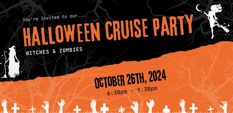 Witches & Zombie Halloween Party Cruise – Boston, MA