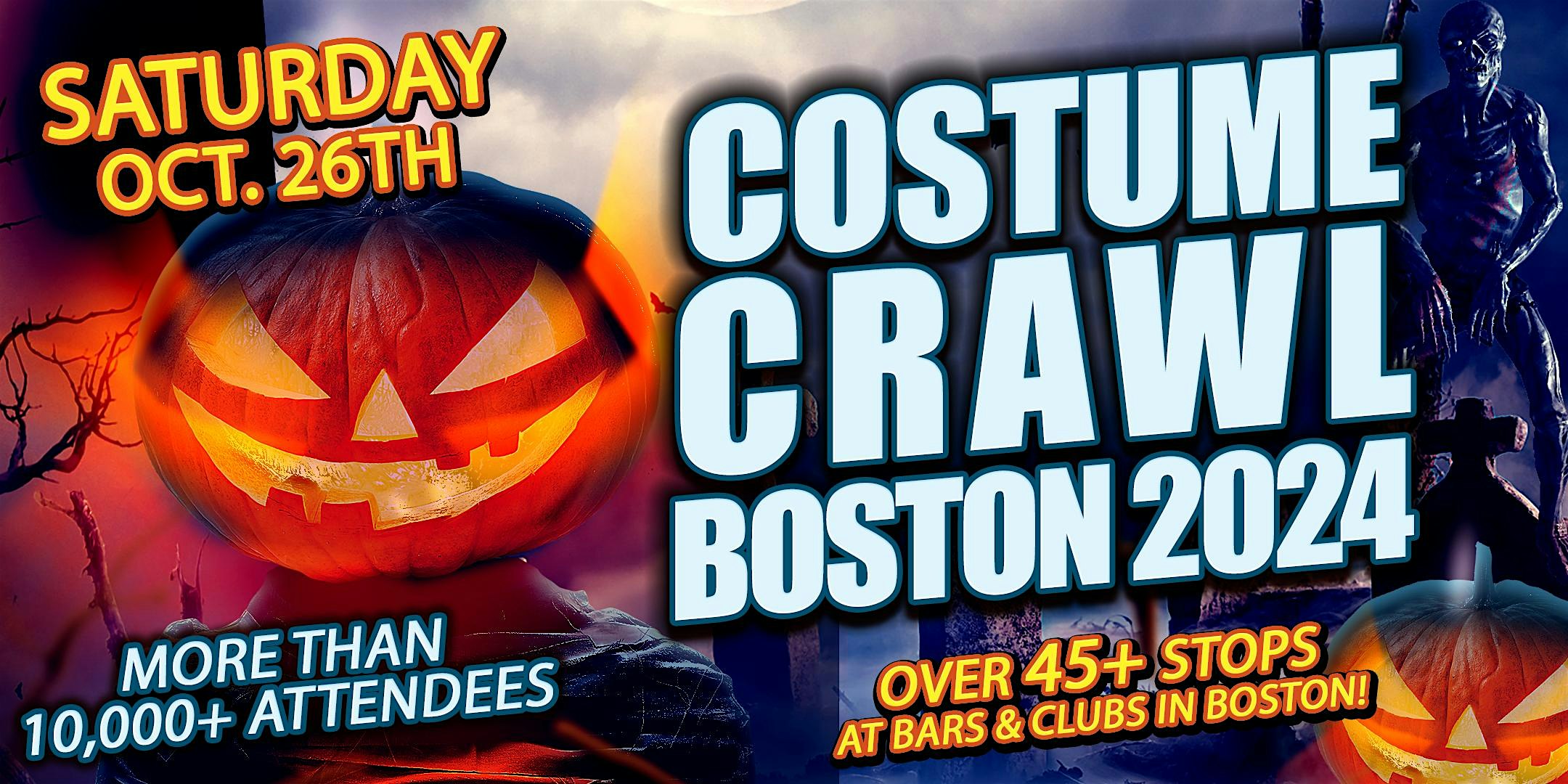 Costume Crawl Boston – Halloween 2024 Bar Crawl – Boston, MA