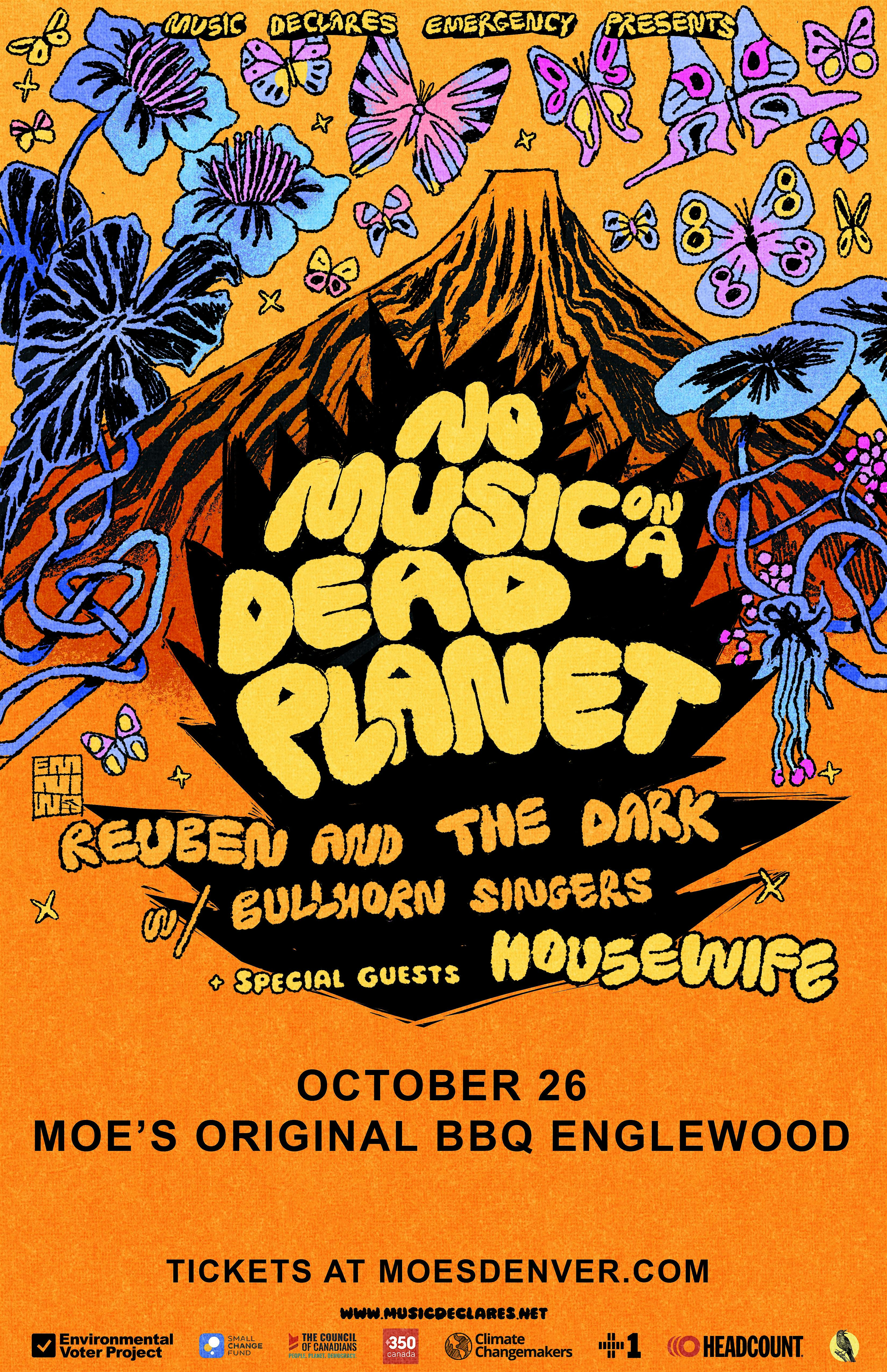 NO MUSIC ON A DEAD PLANET feat. Reuben And The Dark – Englewood, CO