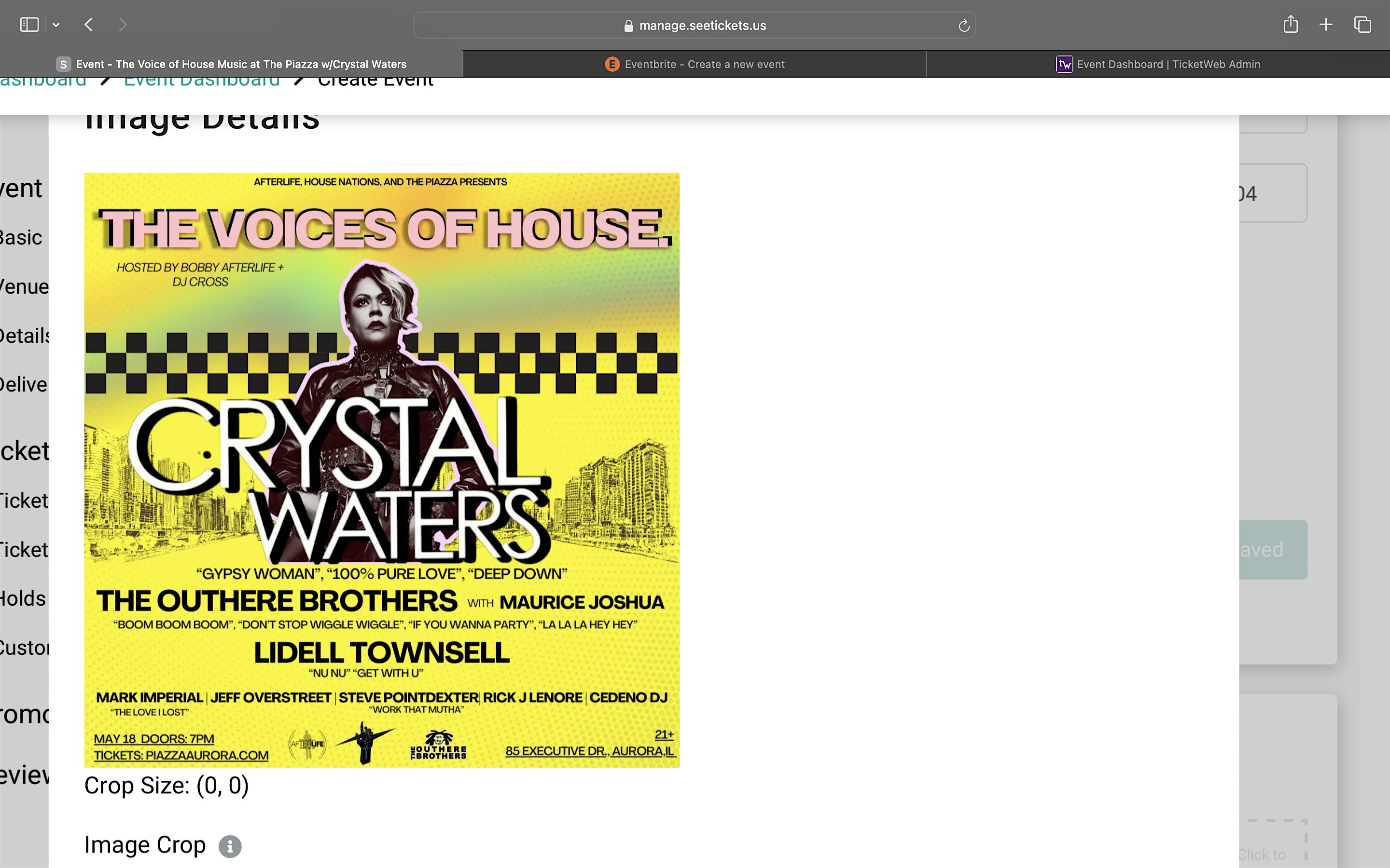 The Voice of House Music at The Piazza w/Crystal Waters – Aurora, IL