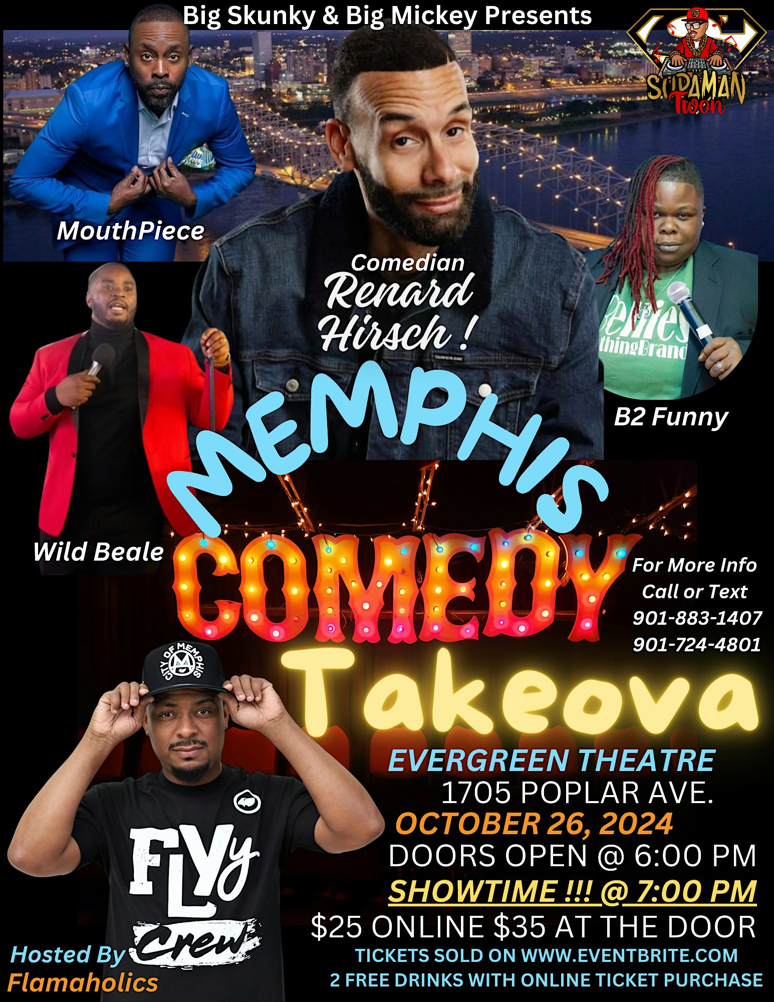 MEMPHIS COMEDY TAKEOVA – Memphis, TN