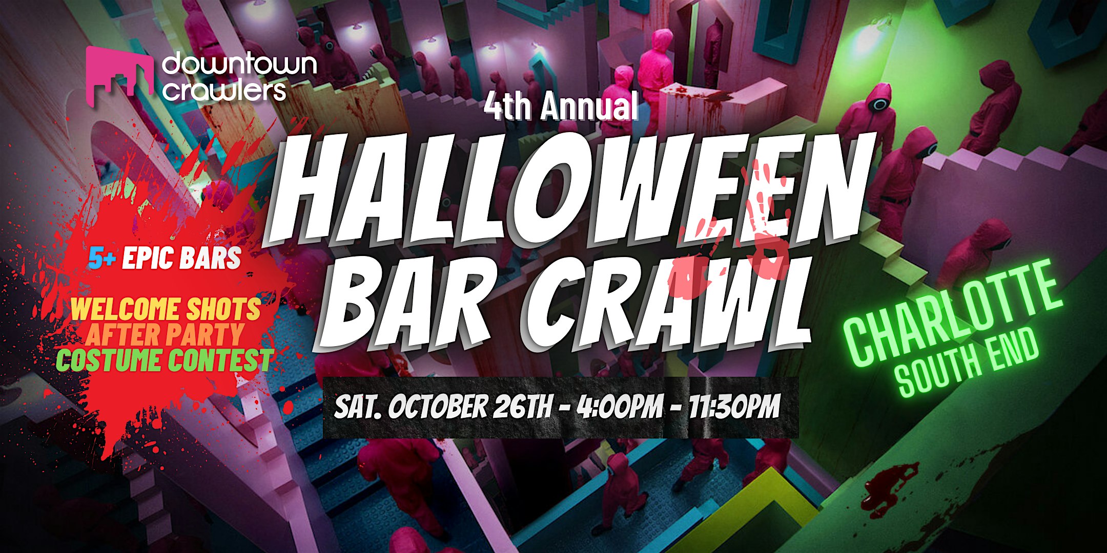 Halloween Bar Crawl 10/26 – Charlotte (South End) – Charlotte, NC