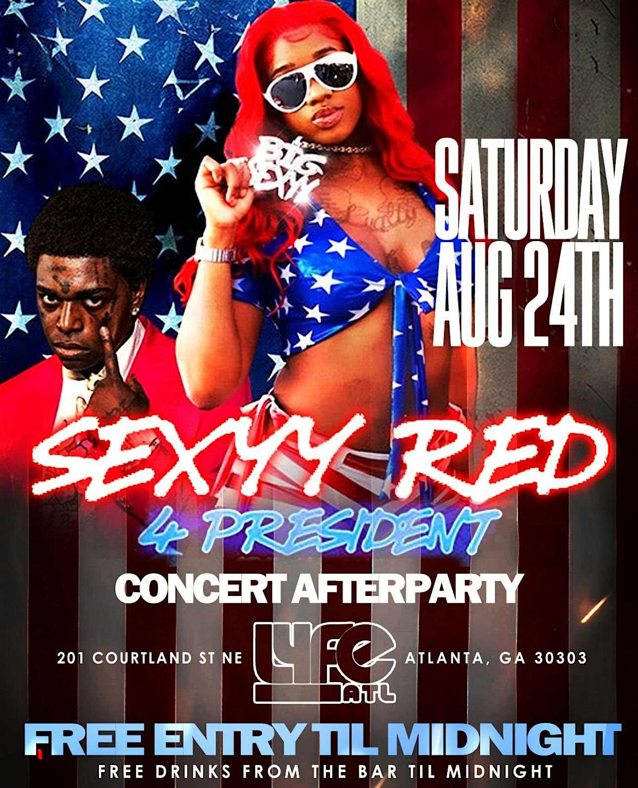 FREE SEXYY RED CONCERT AFTERPARTY AT LYFE SATURDAY – Atlanta, GA