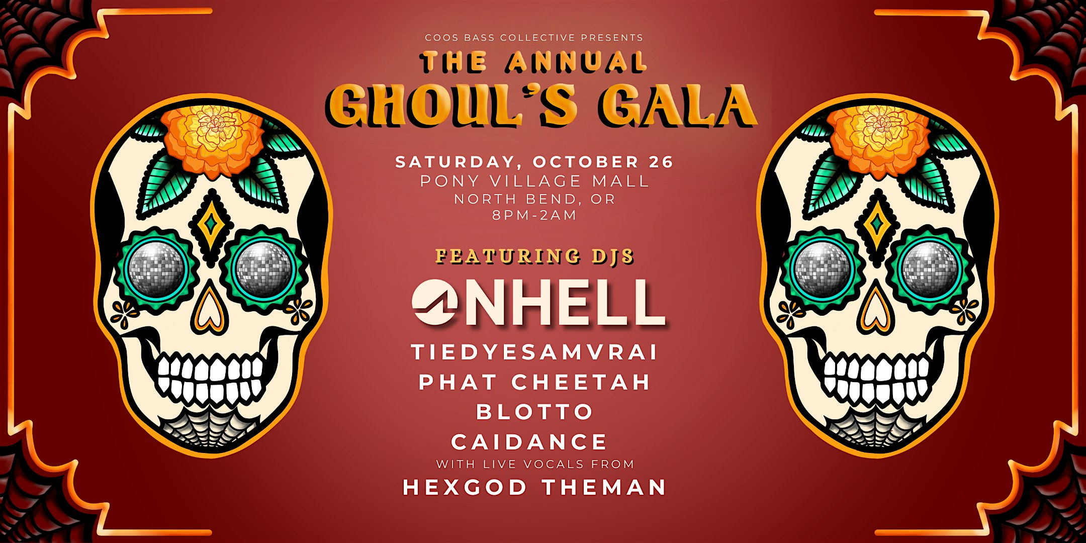 Ghoul’s Gala Halloween Party Starring ONHELL – North Bend, OR