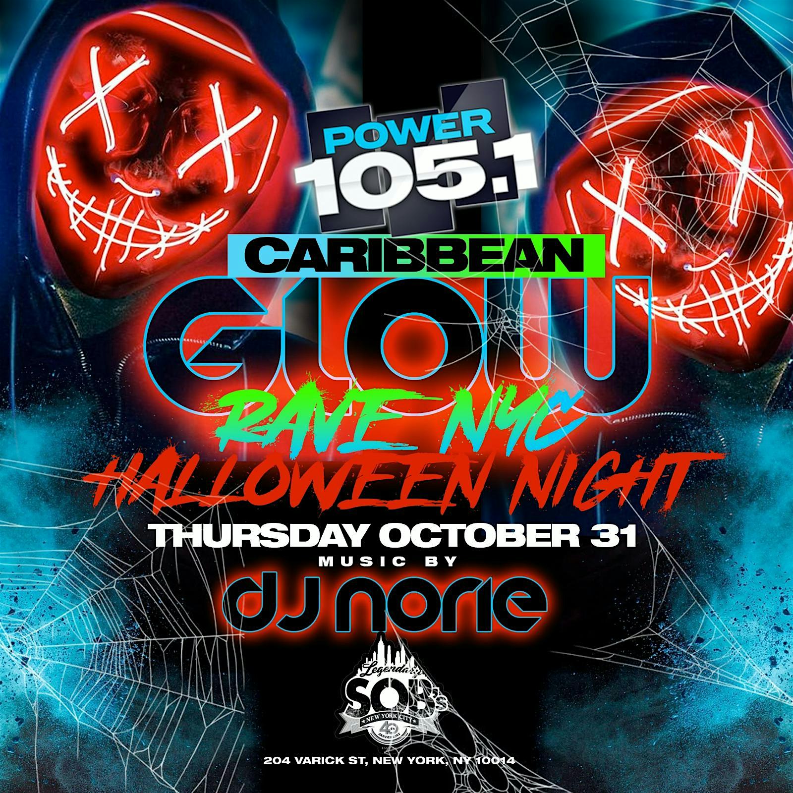 Glow Halloween Costume Party @ SOB’s: Everyone free entry with RSVP – New York, NY