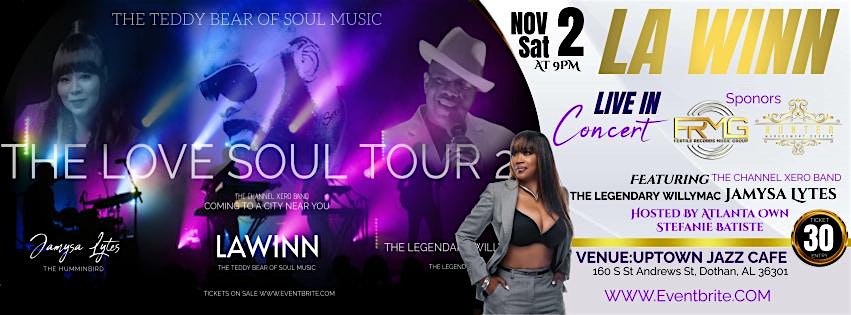 THE LOVE SOUL TOUR 2 “DOTHAN ALABAMA” – Dothan, AL