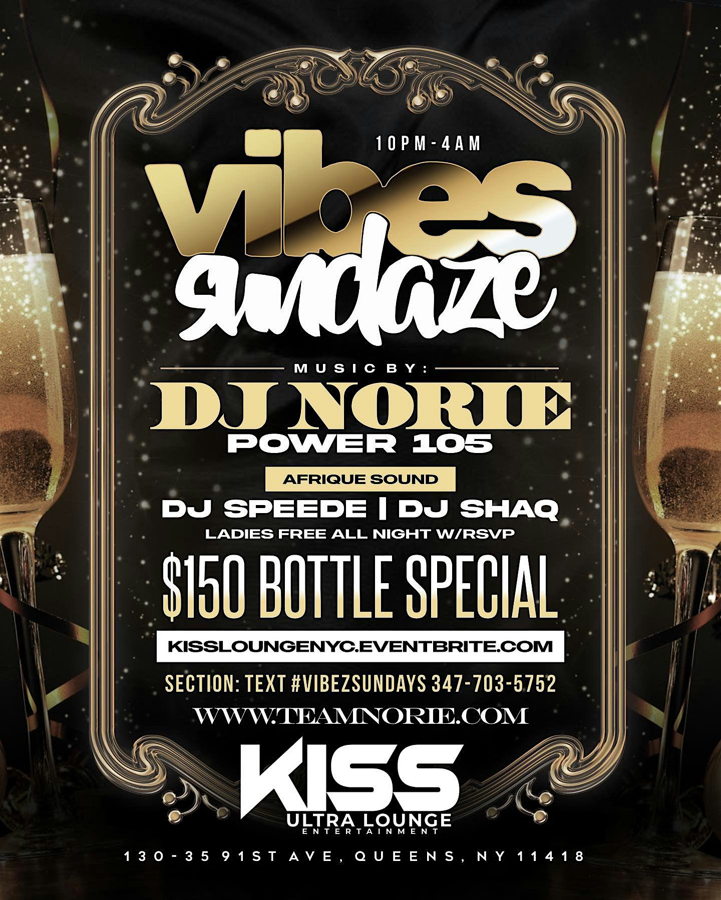 Vibes Sundaze at Kiss Lounge – Queens, NY