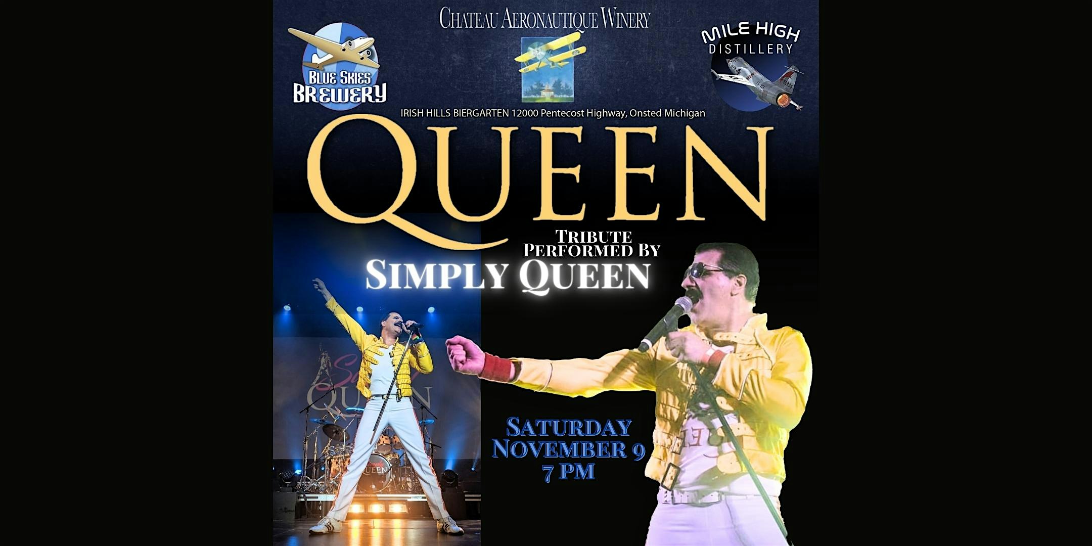 Queen Tribute by Simply Queen – Onsted, MI