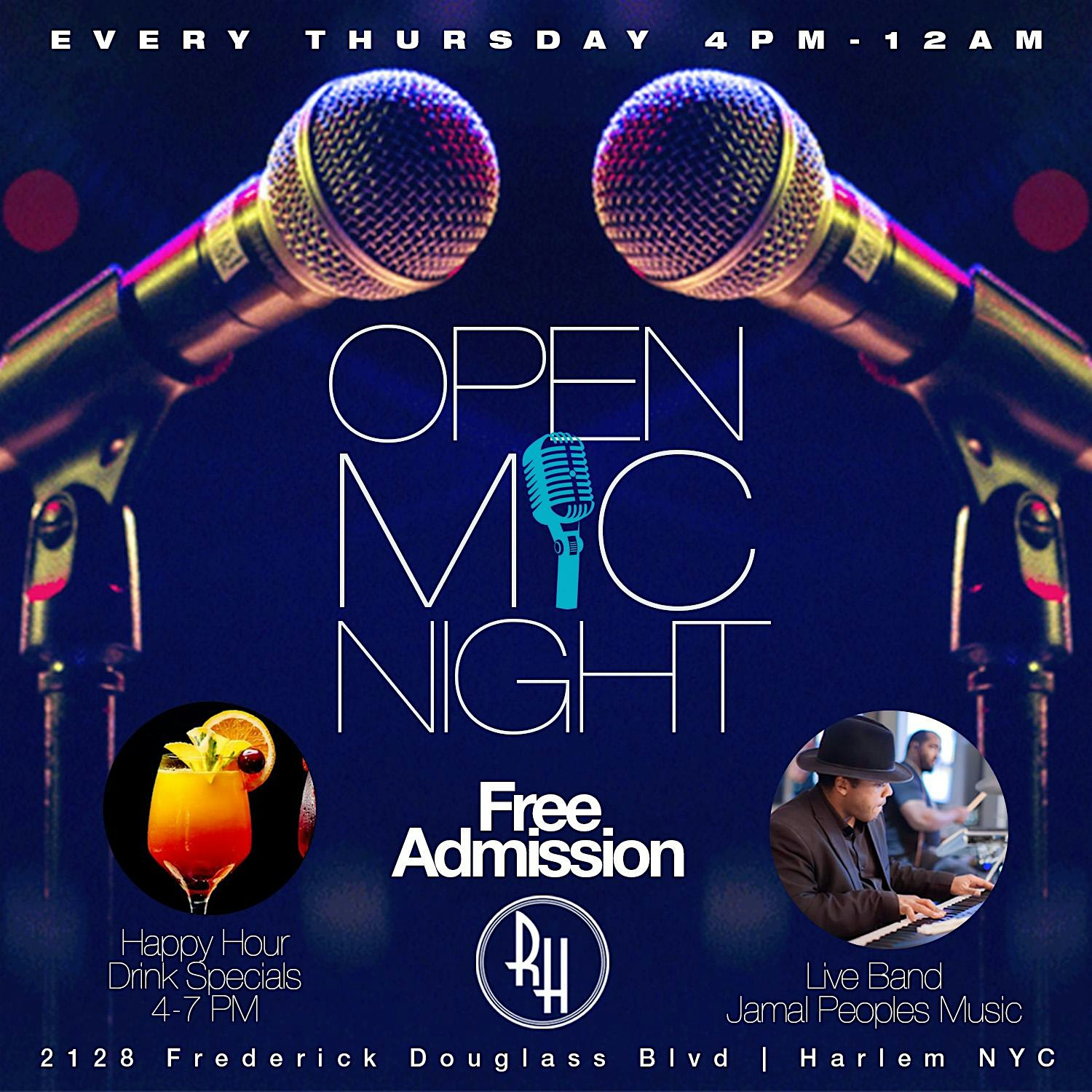 Open Mic Night | featuring Jamal Peoples Music – New York, NY