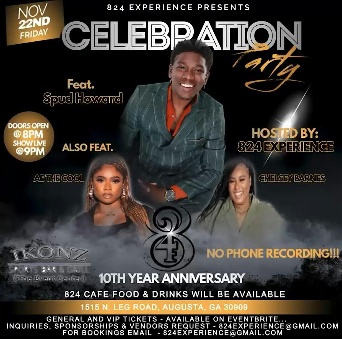 824 Experience 10th Anniversary Celebration Party – Augusta, GA