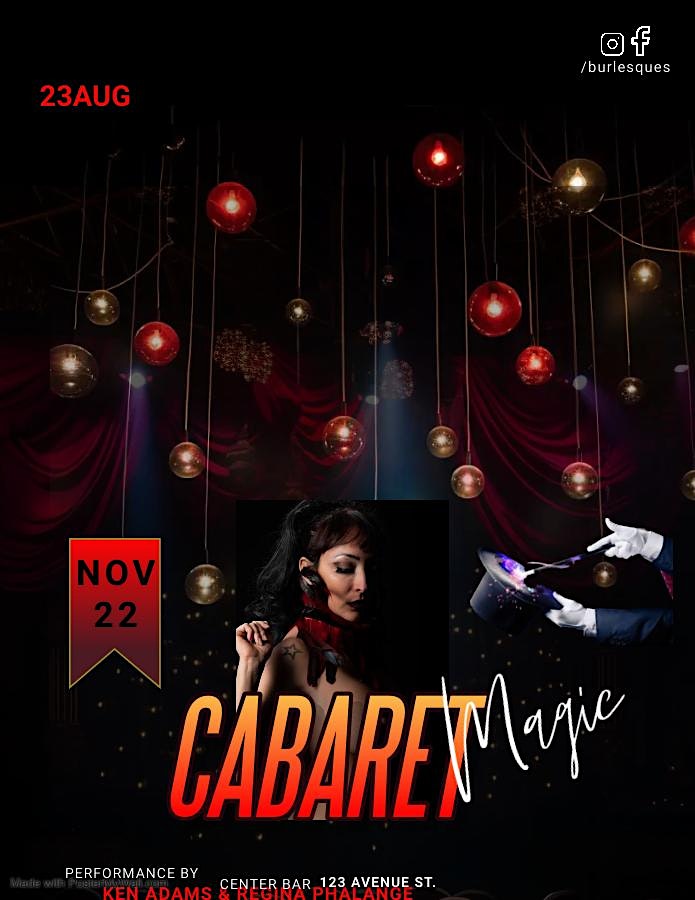 “ Magic Cabaret Concert”. Illusionism & Immersive Burlesque. #1 Magic Show – Miami, FL