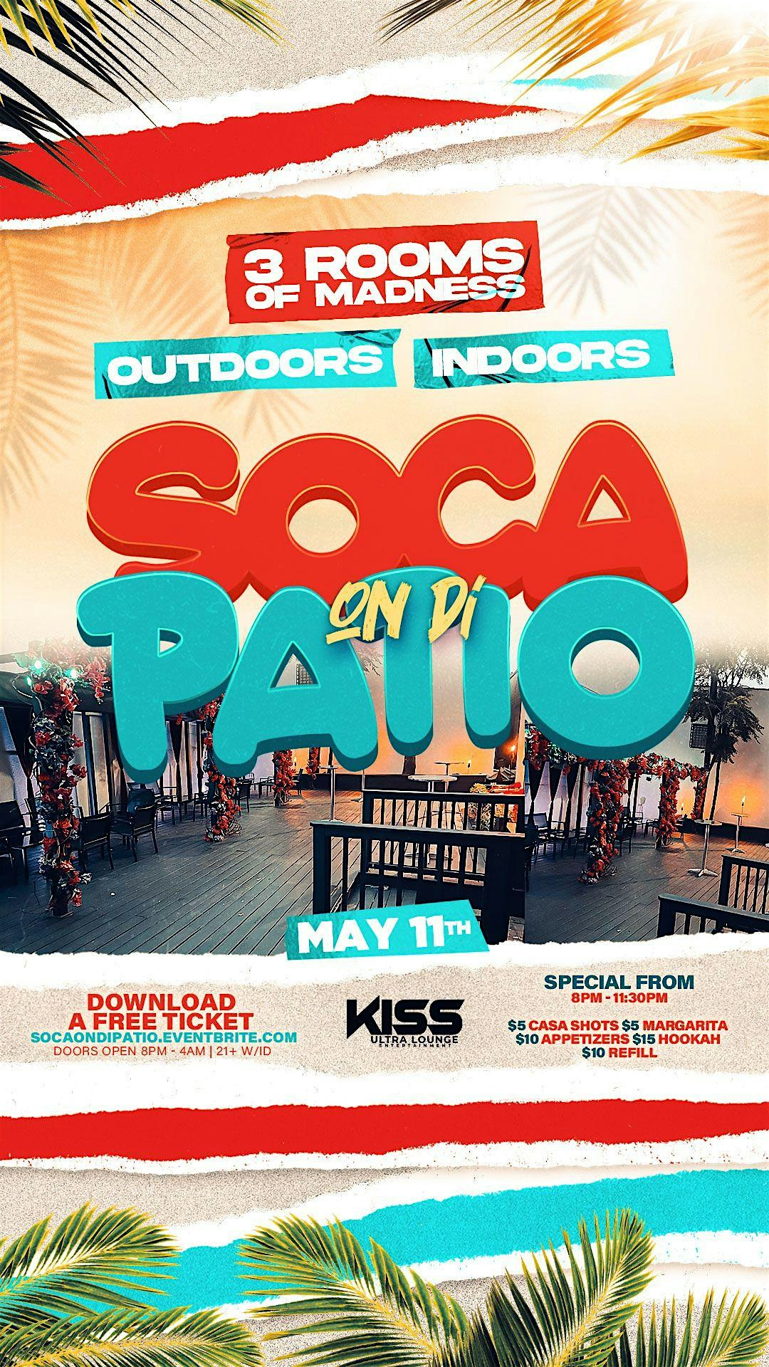 Soca on Di Patio (The Sexiest Soca Party in Queens ) – Queens, NY