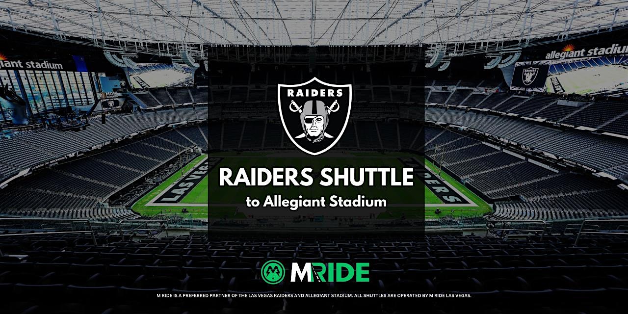 RAIDERS vs DENVER Bus from ATOMIC GOLF (STRAT) 11/24/2024 – Las Vegas, NV