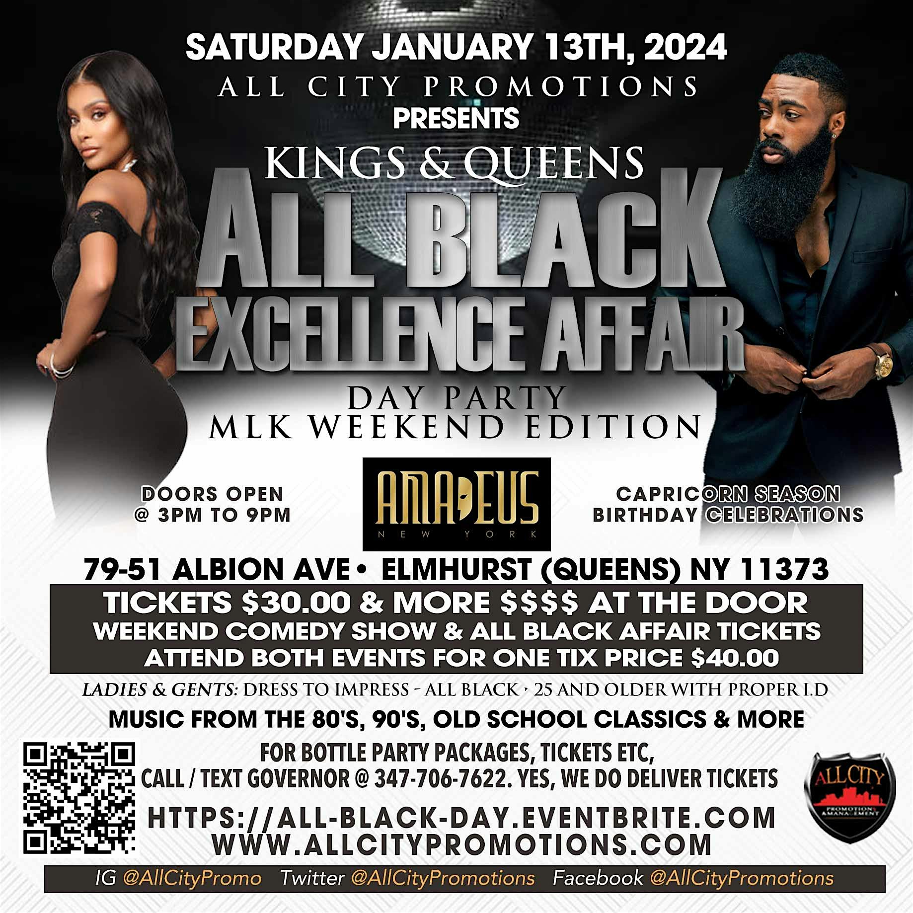 BLACK FRIDAY AFFAIR – November 29th, 2024 @ AMADEUS – Queens, NY