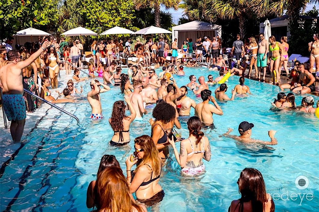 One Craziest Pool Party – Miami Beach, FL