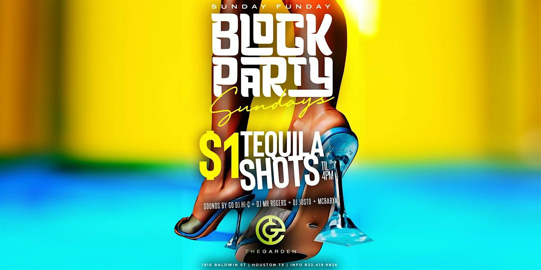 Block party Sunday FREE ALL DAY – Houston, TX