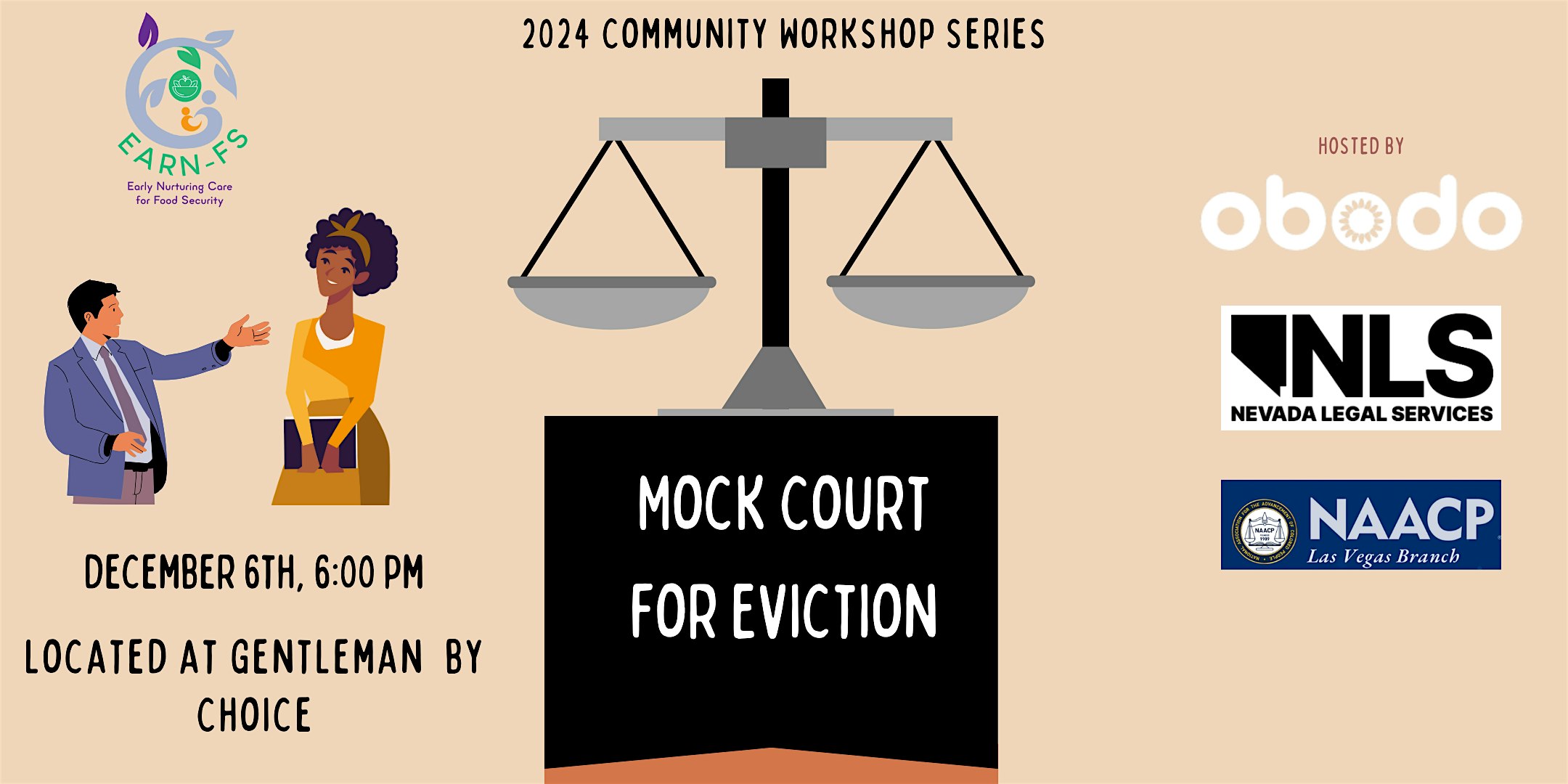 EARN-FS 2024 Community Workshop Series: Mock Court for Eviction – Las Vegas, NV