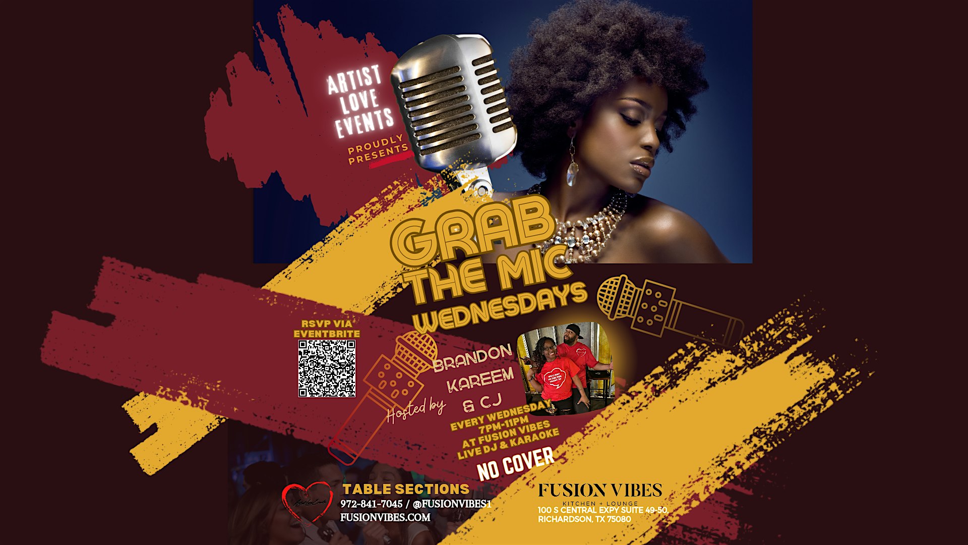 Grab The Mic Wednesdays – Richardson, TX