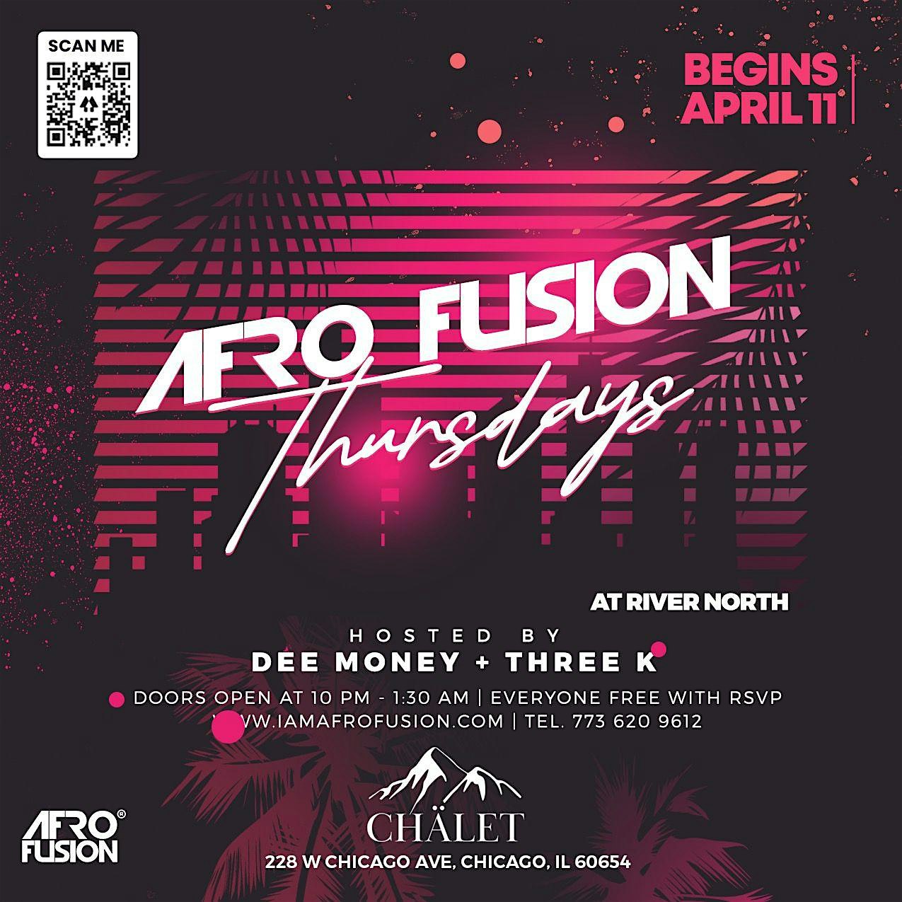 Brand New Afro Fusion Thursdays : Afrobeats, Hiphop, Dancehall | Free Entry – Chicago, IL