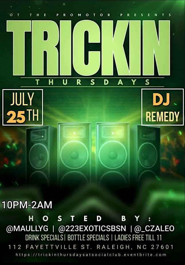 Trickin Thursdays – Raleigh, NC