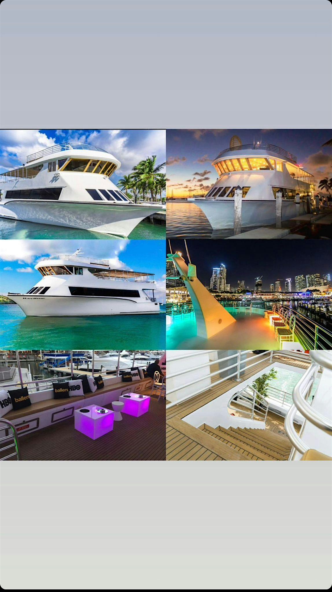 9pm – 12am Yacht Party + 3hrs Open Bar (MIAMI’S LITTEST OCEAN PARTY) – Miami, FL