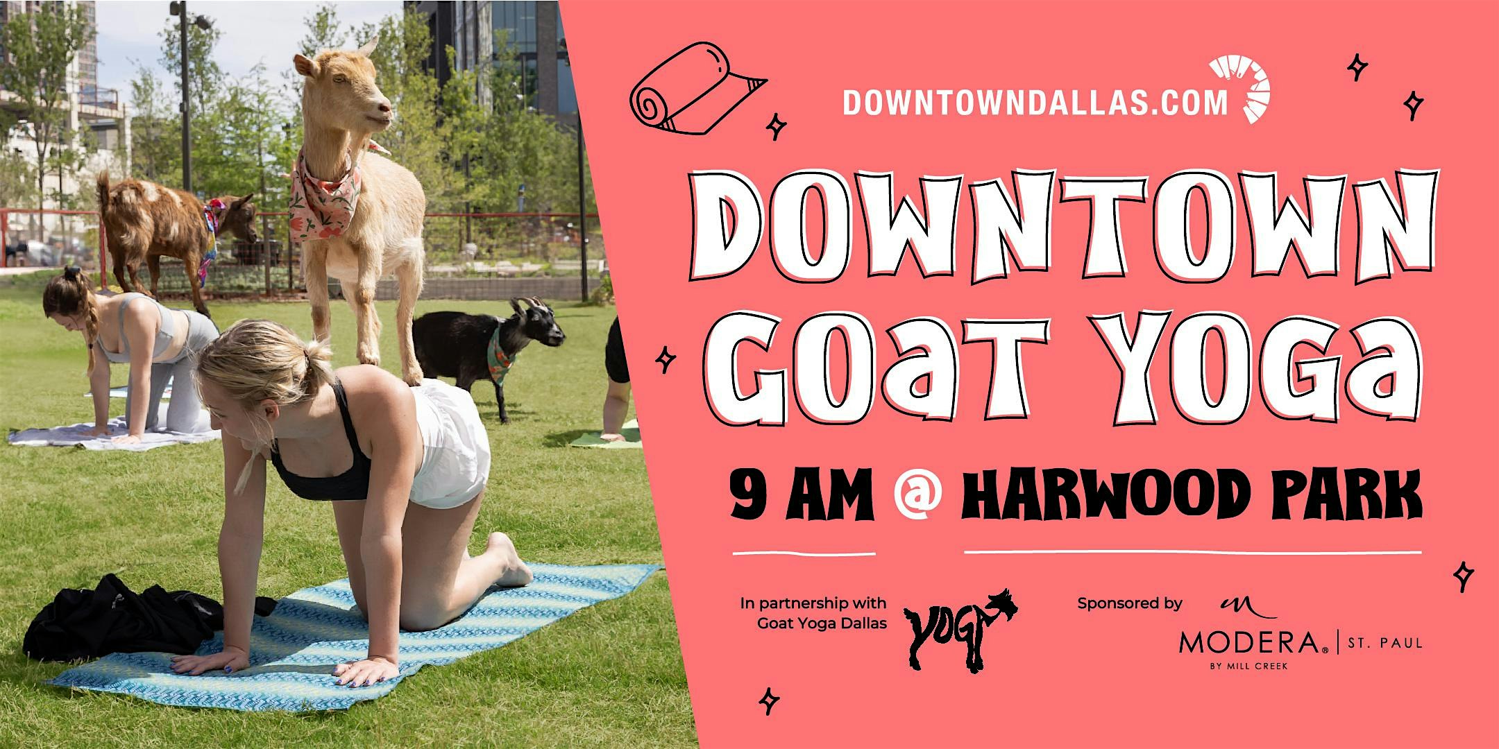 Holiday Goat Yoga Downtown Dallas! – Dallas, TX