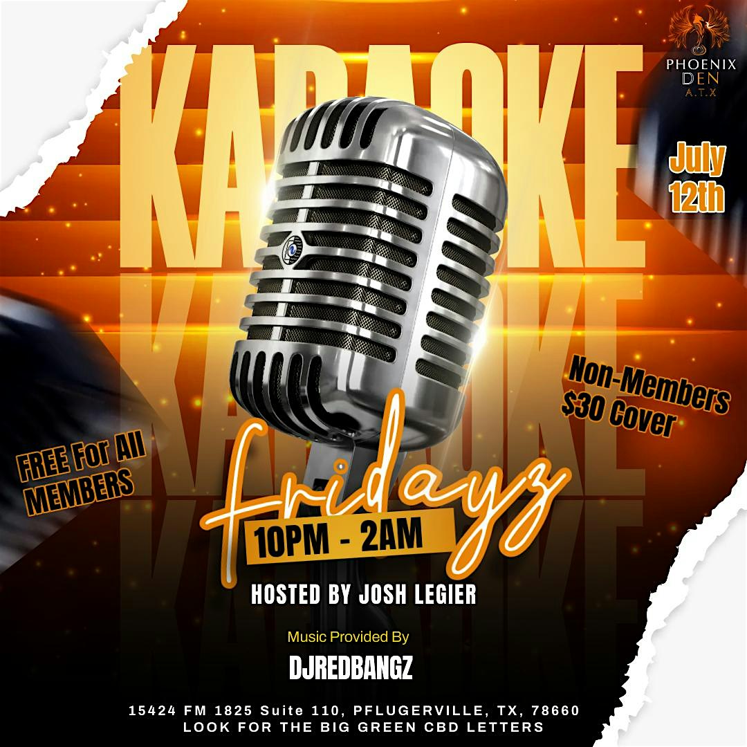 Karaoke Fridayz – Pflugerville, TX