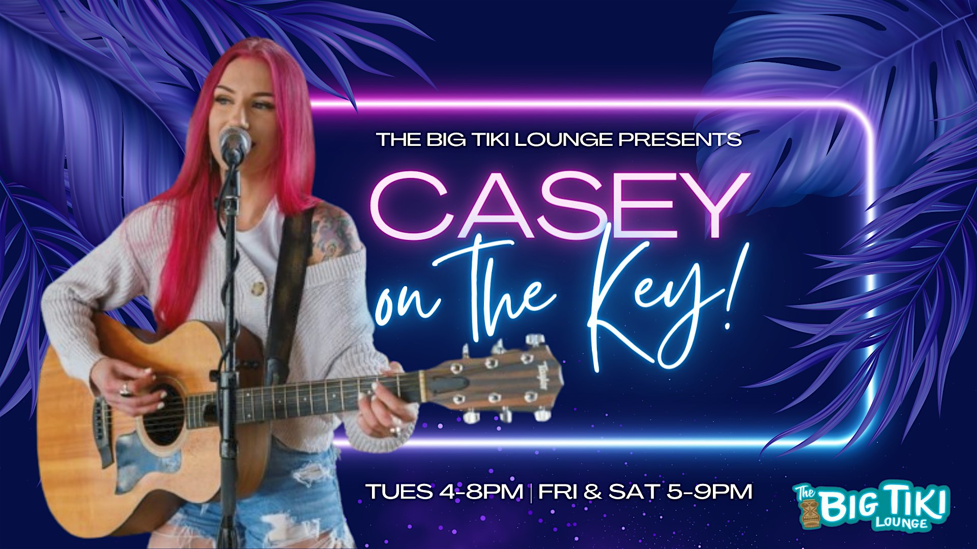 Casey on the Key @ The Big Tiki Lounge – Siesta Key, FL