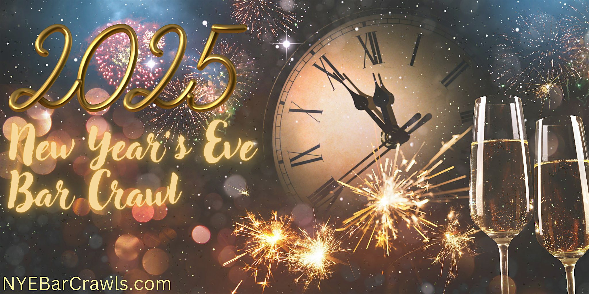 2025 Denver New Years Eve (NYE) Bar Crawl (Ballpark Lodo+Larimer Square) – Denver, CO