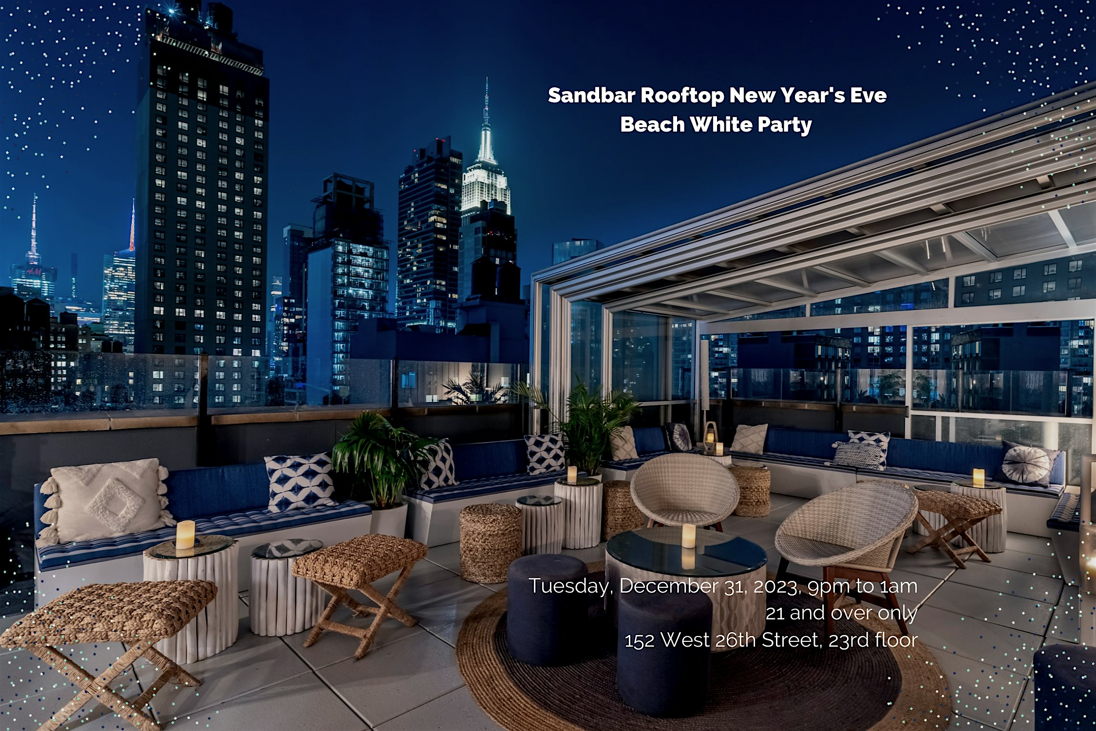 4th Annual New Year’s Eve Beach White Party – New York, NY