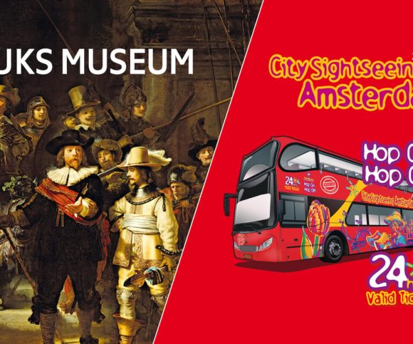 Amsterdam: Combo Rijksmuseum & Hop-On Hop-Off Bus – North Holland, Netherlands