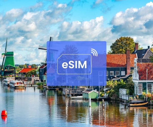 Amsterdam: Netherlands/ Europe eSIM Roaming Mobile Data Plan – Amsterdam, Netherlands