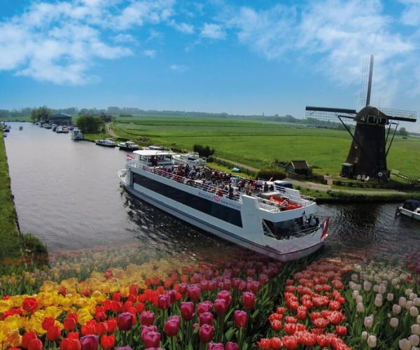 Amsterdam: Tour to Keukenhof Gardens with Windmill Cruise – South Holland, Netherlands