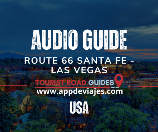 App Self-drived road Route 66 Santa Fe – Las Vegas – Santa Fe, New Mexico