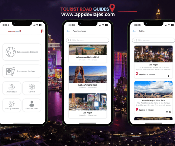 App Self-guided road routes Las Vegas – Las Vegas, Nevada