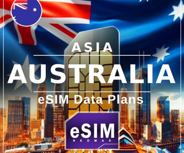 Australia Asia: eSIM Internet Data 1GB to 50GB – Sydney, Australia