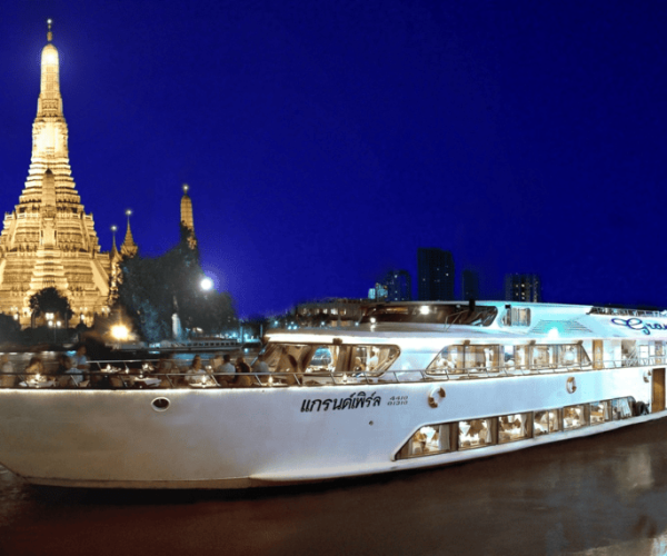 Bangkok: Grand Pearl Dinner Cruise with Hotel Transfer – Central Thailand, Thailand