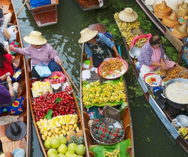 Bangkok: Railway & Floating Market Tour with Paddleboat Ride – Bangkok, Thailand