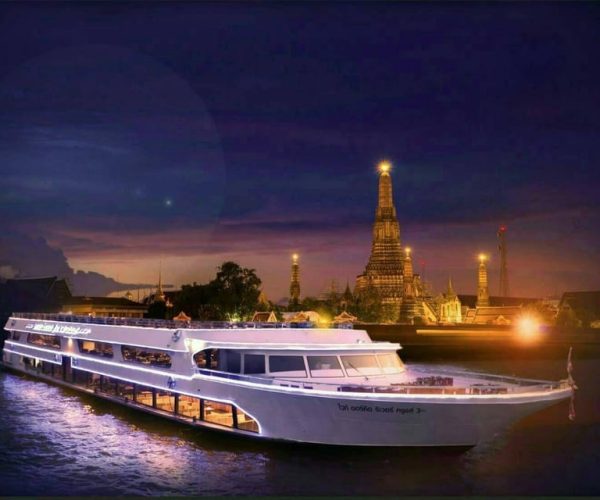 Bangkok: White Orchid Chao Phraya Dinner Cruise – Bangkok, Thailand