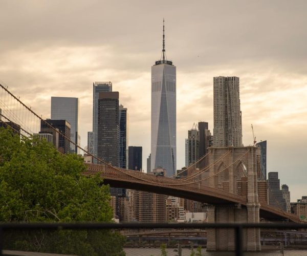 Brooklyn Bridge at sunset – New York City, New York