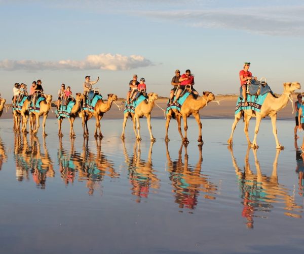 Broome: 45-Minute Pre-Sunset Cable Beach Camel Ride – Western Australia, Australia